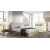 Boxspring postelja Wood 6 - 200x200 cm - hrast lancelot