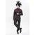 Moška srajca DEVIL FASHION - Valentine - črna/vinsko rdeča - SHT15802