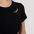 GymBeam Women‘s Tribal Ribbed T-shirt Black