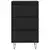 Komoda crna 40 x 35 x 70 cm od konstruiranog drva