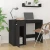 Radni stol crni 100 x 49 x 75 cm od konstruiranog drva