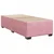 Vidaxl Box spring postelja z vzmetnico roza 80x200 cm žamet
