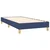 Vidaxl Box spring postelja z vzmetnico modra 90x200 cm blago