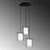 Opviq Luster Swank-702-S2, 113cm, 35 cm, 3xE27, 40W