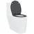 WC daska Antracit 47 x 37,5 x 3,8 cm Duroplast