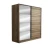 Hanah home Ormar Kale 220x210x52cm Bež
