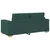 Vidaxl Dvosed temno zelen 180x77x82 cm blago