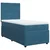 Vidaxl Box spring postelja z vzmetnico modra 90x190 cm žamet