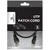 Gembird PP6U-0.5M/BK Mrežni kabl, CAT6, 0.5m, Crni