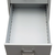 VIDAXL viseči kovinski pisarniški predalnik s 5 predali, siv