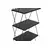 Hanah Home Polica 48x165x31cm Antracit