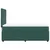 Vidaxl Box spring postelja z vzmetnico temno zelena 80x200 cm žamet