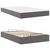 Okvir kreveta s madracem Ostalo 2 pcs Siva PVC