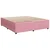 Vidaxl Box spring postelja z vzmetnico roza 180x200 cm žamet