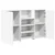 Recepcijski stol bijeli 155x50x103,5 cm od konstruiranog drva