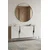 Hanah Home komoda Evva 150, 125 cm, hrast Sapphire / bela / srebrna
