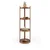 Hanah Home polica za knjige Polo Kare, 42 cm, orah