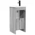 Kupaonski umivaonik s sudoperom Siva Sonoma 42 x 40 x 84,5 cm