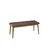 Hanah Home klupa Arwen, 105 cm, kapućino / prirodno drvo