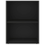 vidaXL Polica za knjige od iverice 60 x 31 x 78 cm crna