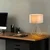 Opviq Stona lampa Diamond-S-711, 25x25x43 cm, IP20, Zlatno-bele boje