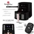 Berlinger Haus Friteza na vruć vazduh sa prozorom Black Rose Collection BH-9488, 5L, Crna