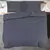 Set posteljine za poplun antracit 260x240 cm lagana mikrovlakna