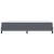 Vidaxl Postelja boxspring z vzmetnico Temno siva 90 x 190 cm Žamet