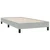 Box Spring krevet bez madraca svijetlo sivi 100x210 cm samt
