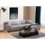Atelier del Sofa Ugaona garnitura Petra R 145x69x87cm Svetlosiva