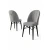 HANAH HOME Set 4 stolice Ritim Grey Black