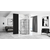 Rea HEX Black 80x80 Tuš kabina