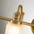 Quoizel QZ-SWELL4-BB-BATH-LED Kupatilska zidna lampa SWELL 4xG9/3W/230V IP44 zlatna
