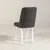 Hanah Home Trpezarijska stolica Vina Sandalye 47x89x46cm Belo-Antracit