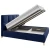 Carryhome OBLAZINJENA POSTELJA 180 cm x 200 cm , tekstil temno modra