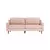 Atelier del Sofa Trosed Robin 3, 205x84x87cm, Roze