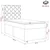 vidaXL Postelja boxspring z vzmetnico Taupe 100 x 200 cm Blago