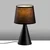 Opviq Stona lampa Kona-15480, Crna