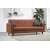 Atelier del Sofa Trosed na razvlačenje Polya 205x86x75cm Bronzani