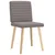 Vidaxl Jedilni stoli 2 kosa taupe blago