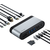 Baseus Working Station Multifunctional Type-C HUB Adapter (CN+UK+EU) Dark gray (6953156203358)