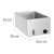 Bain-Marie - 600 W - GN 1/1 - brez posode - odtočna pipa