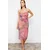 Trendyol Milla Ženska haljina TPRSS24EL00150, Roze
