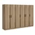 Hanah Home Garderober Kale-7500, 270x190x52 cm, Braon