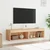 TV ormarići s LED svjetlima 2 kom boja hrasta 60x30x30 cm