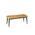 Hanah Home klupa Pera Bench, 105 cm, kapućino / crna