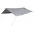 Cerada za kampiranje sivo-narančasti 500 x 294 cm vodootporna