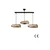 Opviq Luster BK196, 3 x E27, Max 40W, Sivi