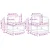 Set vanjskih sofa s jastukom 6 pcs Prirodna i Svjetlosiva