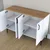 Hanah Home Višenamenska komoda JE162-3268, 120 x78.6 x40 cm, Bela